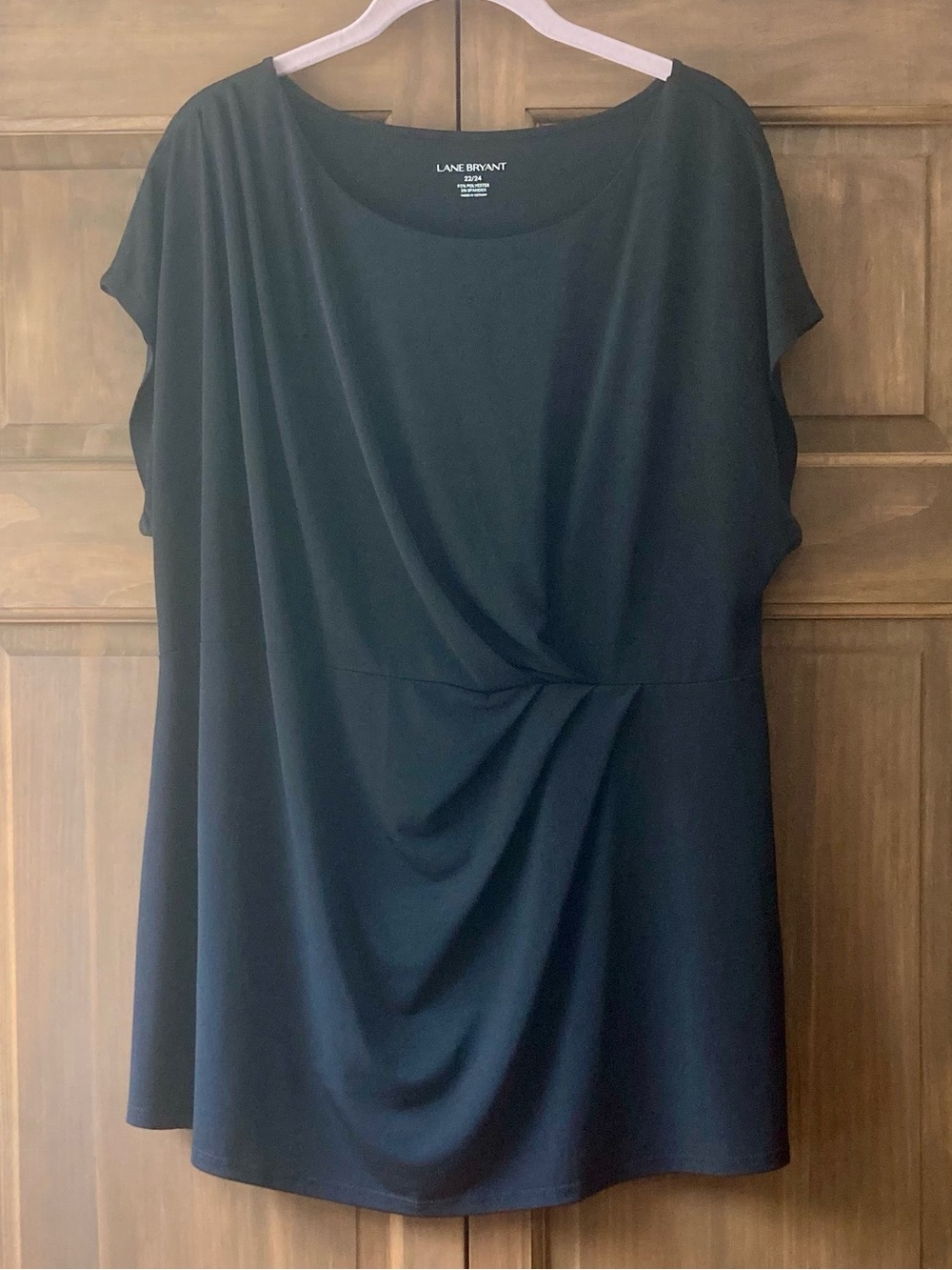 Lane Bryant Nice Black Asymmetrical Top 22/24